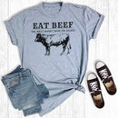 Eat Beef The West Wasn't Won on Salads Light Grey-1