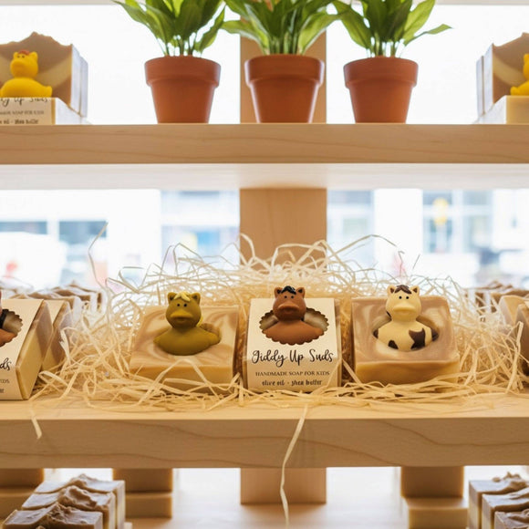 Giddy-Up Suds Handmade Novelty Soap Bar VEGAN COLD PROCESS