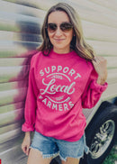 SUPPORT LOCAL FARMERS - Crewneck Sweatshirt -3